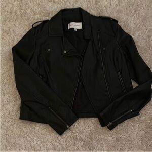 Cupcakes and Cashmere - leather jacket